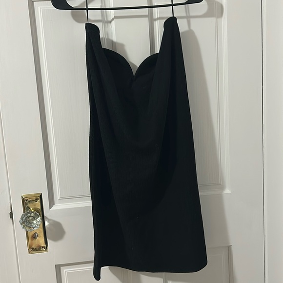 NWT H&M Black Strapless Dress - Picture 1 of 3